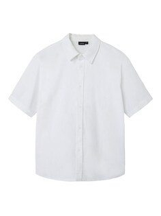 Рубашка на пуговицах стандартного кроя NAME IT, белый