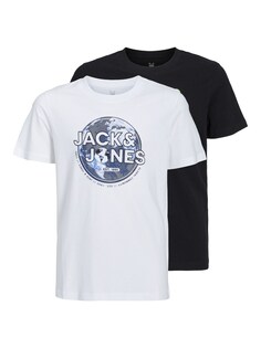 Футболка Jack &amp; Jones Junior, черно-белый