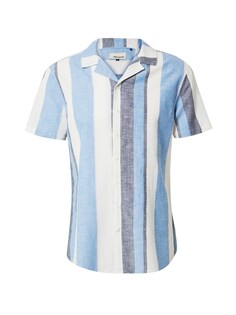 Рубашка на пуговицах стандартного кроя BLEND, пыльно-синий/голубой