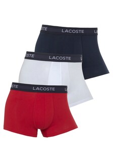 Трусы боксеры Lacoste, ночной синий/красный/белый