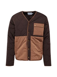 Межсезонная куртка TOPMAN, темно коричневый