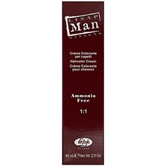 Мужская краска для волос для мужчин 60 мл, Lisaplex