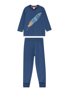 Пижамы Sanetta, пыльный синий/светло-синий/темно-синий