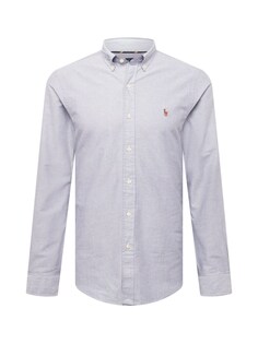 Рубашка узкого кроя на пуговицах Polo Ralph Lauren, светло-серый