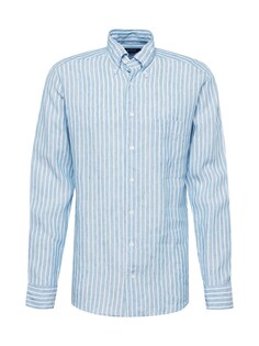 Рубашка на пуговицах стандартного кроя ETON, пестрый синий