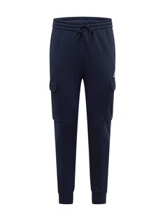 Зауженные тренировочные брюки Adidas Essentials Fleece Tapered, темно-синий