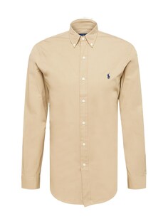 Рубашка узкого кроя на пуговицах Polo Ralph Lauren, бежевый