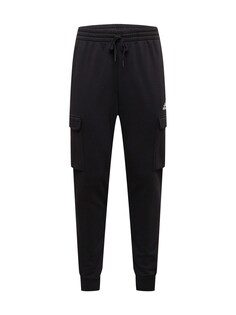 Зауженные тренировочные брюки Adidas Essentials Fleece Tapered, черный