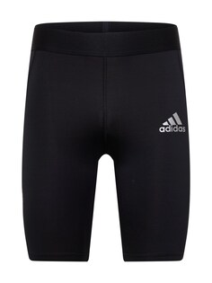 Узкие тренировочные брюки Adidas Techfit, черный