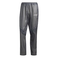 Обычные уличные брюки ADIDAS TERREX Xperior Light 2.5-Layer Rain, черный