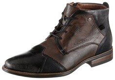 Ботинки на шнуровке KRISBUT, коричневый/темно-коричневый