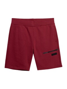 Обычные тренировочные брюки 4F, темно-красный