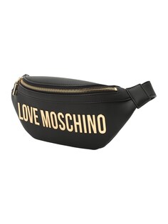 Поясная сумка Love Moschino Bold Love, черный