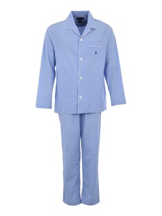 Длинная пижама Polo Ralph Lauren, светло-синий
