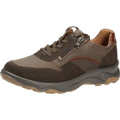 Спортивная обувь на шнуровке Waldläufer, коричневый/темно-коричневый