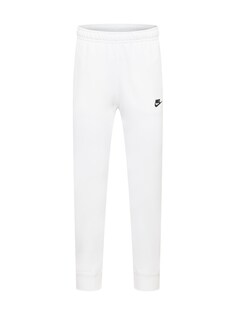 Зауженные брюки Nike Sportswear Club Fleece, белый