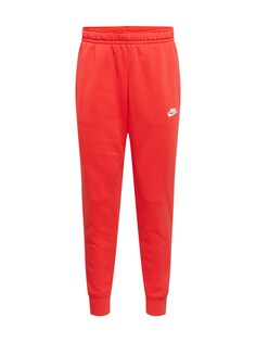 Зауженные брюки Nike Sportswear Club Fleece, красный