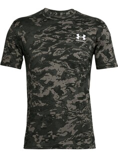 Футболка для выступлений Under Armour, хаки/темно-зеленый