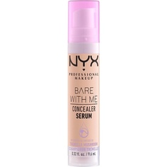 Сыворотка-корректор Bare With Me Concealer Serum Natural Medium Cover Light 9,6 мл 02 Light, Nyx Professional Makeup