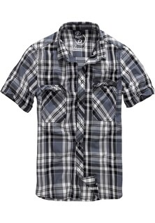 Рубашка на пуговицах стандартного кроя Brandit Roadstar, темно-серый