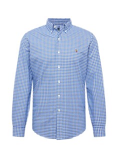 Комфортная рубашка на пуговицах Polo Ralph Lauren, синий