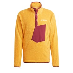 Спортивный свитер ADIDAS TERREX Xploric High-Pile-Fleece Pullover, желтый