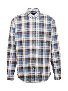 Рубашка на пуговицах стандартного кроя Fynch-Hatton, синий