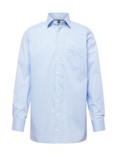 Рубашка на пуговицах стандартного кроя OLYMP, светло-синий