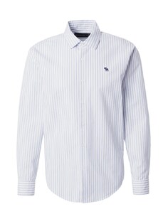 Рубашка на пуговицах стандартного кроя Abercrombie &amp; Fitch, светло-синий