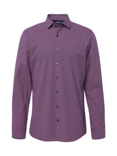 Рубашка на пуговицах стандартного кроя OLYMP, фиолетовый