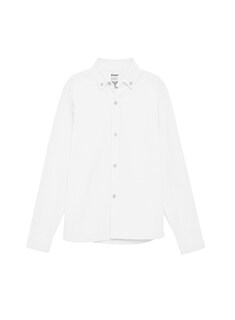Рубашка на пуговицах стандартного кроя Ecoalf Antejo, белый