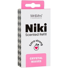 Niki Crystal Waves Сменный блок для автомобильного ароматизатора, Mr &amp; Mrs Fragrance