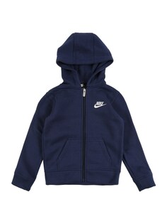 Толстовка на молнии Nike Sportswear Club, темно-синий