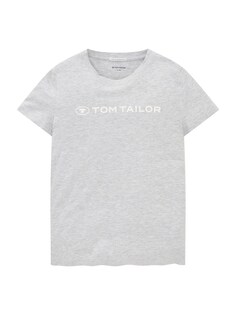 Футболка Tom Tailor, пестрый серый