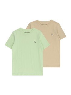Обычная рубашка Calvin Klein, замша/зеленый