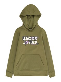 Толстовка Jack &amp; Jones Junior DUST, оливковое