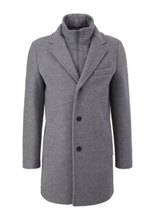 Межсезонное пальто S.Oliver, пестрый серый