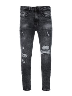 Обычные джинсы Ombre P1078, серый