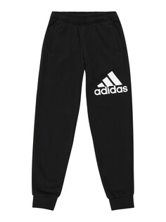 Зауженные тренировочные брюки Adidas Essentials, черный