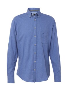 Рубашка на пуговицах стандартного кроя Fynch-Hatton, темно-синий