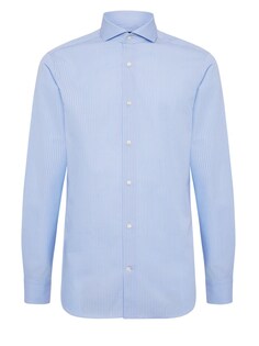 Рубашка узкого кроя на пуговицах Boggi Milano, светло-синий