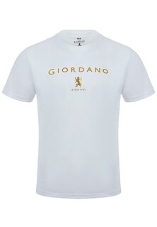 Футболка Giordano Signature Logo, белый