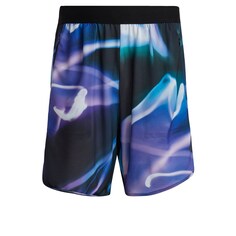 Обычные тренировочные брюки ADIDAS PERFORMANCE Designed For Training Heat.Rdy Hiit Allover Print, фиолетовый