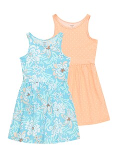 Платье Carters, голубой/персиковый
