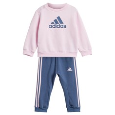 Тренировочный костюм Adidas Bagde of Sport, синий/розовый