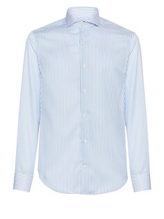 Деловая рубашка стандартного кроя Boggi Milano, светло-синий