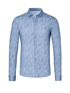 Рубашка узкого кроя на пуговицах Desoto Kent, синий