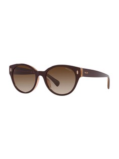 Солнечные очки Ralph Lauren, темно коричневый