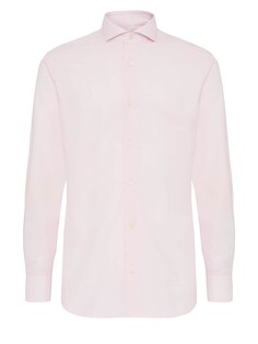 Рубашка на пуговицах стандартного кроя Boggi Milano, розовый