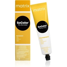 Перманентная краска для волос Socolor Pre-Bonded, 7 кг, средний блондин, медное золото, 90 мл, Matrix